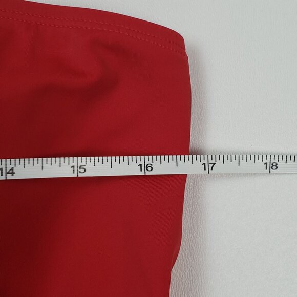 Andie Swim The Nantucket One Shoulder One Piece Swimsuit Women Sz 3XL Cherry Red - Picture 7 of 16